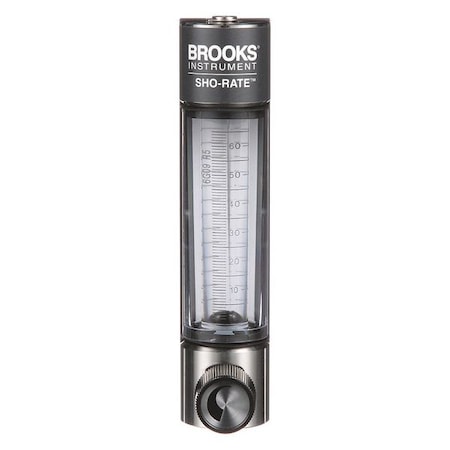 Brooks 1250AR6091MRSVV Flowmeter, Range at CCM of Air 0-15750