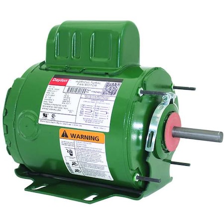DAYTON 1YAZ4BG Agricultural Fan Motor, Permanent Split Capacitor, 1/4 HP, 115/230V AC, 1,700 Nameplate RPM