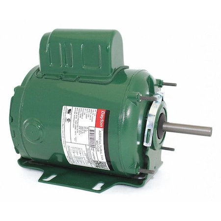 DAYTON 1YAZ5 Agricultural Fan Motor, Permanent Split Capacitor, 1/3 HP, 115/230V AC, 1,700 Nameplate RPM