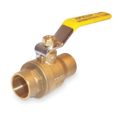 Apollo Valves 94A20001 Manual 2-Way Ball Valve, Sweat, Brass