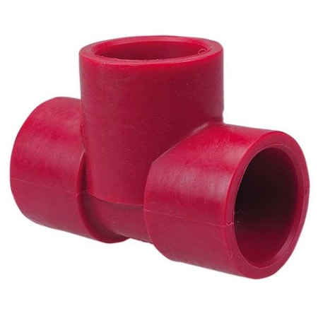 Nibco 6511 1 Polyvinylidene, Tee, 1 in, 1 in Socket, 1 in
