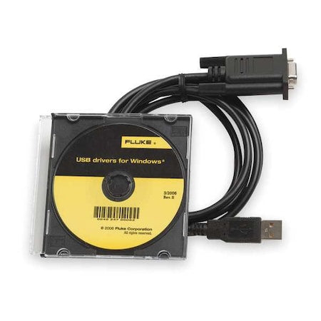 Fluke 884X-USB USB Cable Adapter, RS-232, 5.6 ft