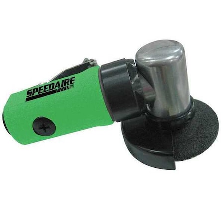 Speedaire 10D232 Angle Angle Grinder, 1/4 in NPT Female Air Inlet, Light Duty, 15,000 RPM, 0.2 hp