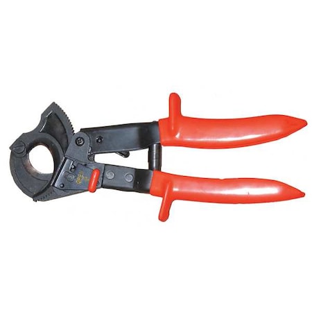 Westward 10D455 Cable Cutter, Ratchet, 10 In L, 600 MCM