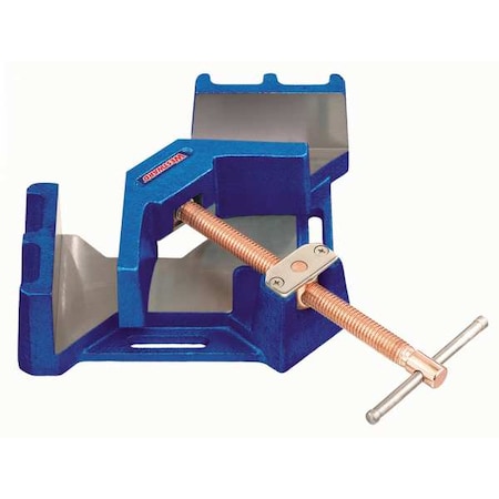 Westward 10D584 Angle Clamp, 5 1/4 in Jaw W, Ductile Iron