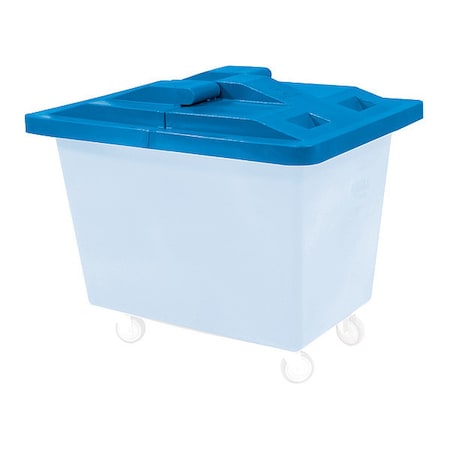 Royal Basket Trucks G20-BLX-LDN Hinged Truck Lid, 52 in, 36 in, Blue, HDPE