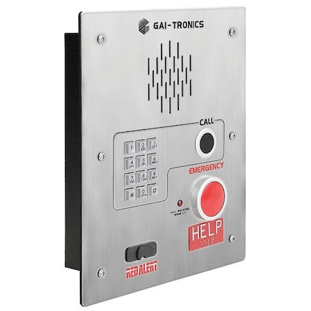 GAI-Tronics 398-001 Emergency Weatherproof Telephone, Auto Dial Keypad