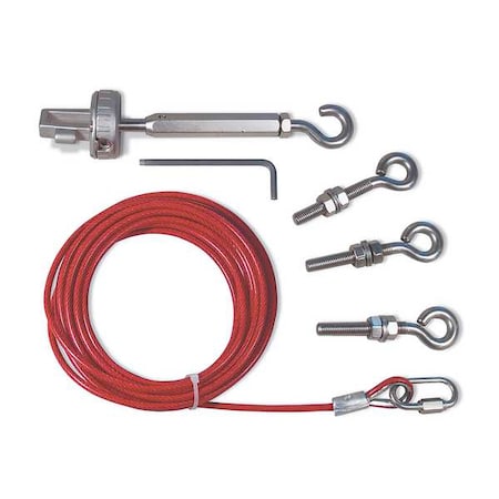 Omron 44506-2720 Cable Kit, PVC Covered Steel, 65 ft. 7 in.L