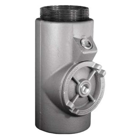 Appleton Electric EYM-400 IMC Sealing, 4 in, Threaded, Iron, Powder Coated, Silver