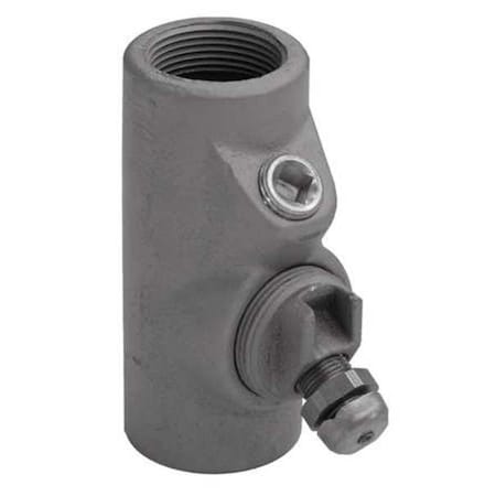 Appleton Electric EYDEF150 IMC Sealing, 1-1/2 in, Threaded, Iron, Powder Coated, Silver