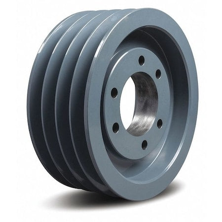 TB Woods 5V1034 7/8 in to 3-1/2 in Quick Detachable Bushed Bore 4 Groove V-Belt Pulley 10.3 in OD