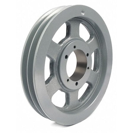 TB Woods 5V1402 1/2 in to 2-15/16 in Quick Detachable Bushed Bore 2 Groove V-Belt Pulley 14 in OD