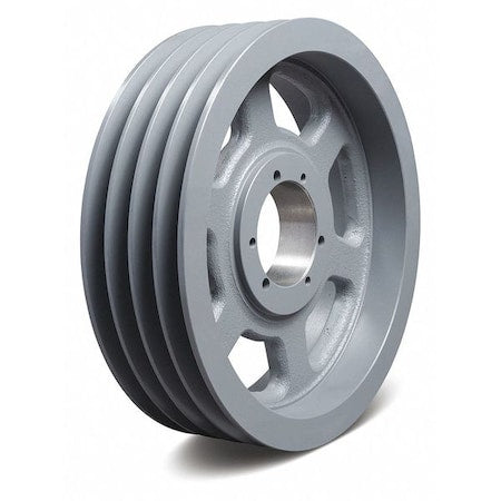 TB Woods 3V1904 1/2 in to 2-15/16 in Quick Detachable Bushed Bore 4 Groove V-Belt Pulley 19 in OD