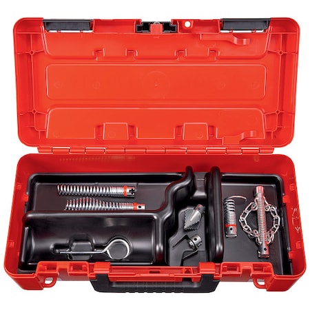 Rothenberger 1000001308 Drain Cleaning Set, 3 Augers, 3 Cutters
