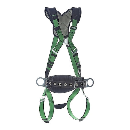MSA Safety 10206178 V-FORM(TM) Safety Harness Fall Protection Harness, XL, 310 lb, Not Applicable Chest/