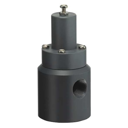 Plast-O-Matic RVD050V-PV Pressure Relief Valve, 1/2In, 5 to 100 psi