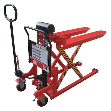 DAYTON 11K276 Hi-Lift Pallet Jack, 50 in, 63.5 in, 28 in, Rd