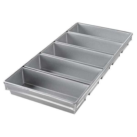 Chicago Metallic 44955 Bread Pan, 5-Strap, 12-1/4x4-1/2