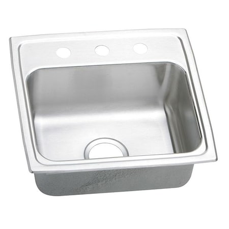 Elkay LRAD1918553 Drop-In Sink, 3 Hole, 16