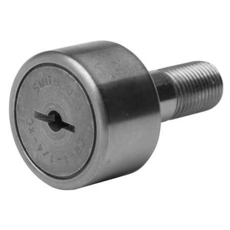 Smith Bearing CR-4-XC Cam Follower, Crowned, Stud, Sealed