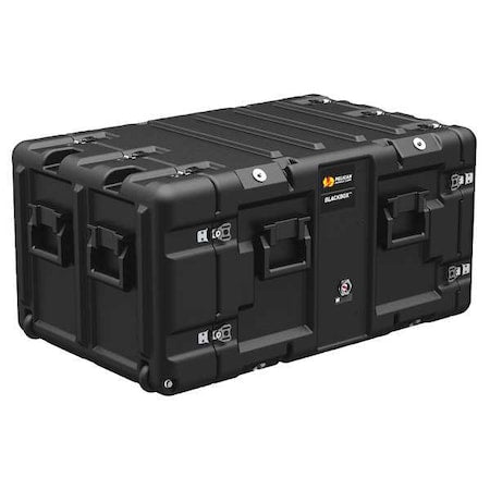 Pelican BLACKBOX-7U Black Protective Case, 38-1/2