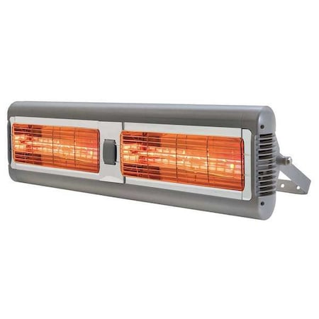 Solaira SALPHA2-40240L1G Electric Infrared Heater, 1 Phase, Aluminum, 13,648 BtuH, 208/240V AC 4000 W