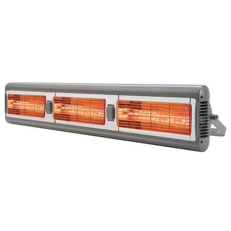 Solaira SALPHA3-60240L1G Electric Infrared Heater, 1 Phase, Aluminum, 20,472 BtuH, 208/240V AC 6000 W