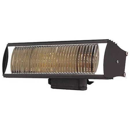 Solaira SCOSY15120B Electric Infrared Heater, 1 Phase, Aluminum, 5120 BtuH, 120V AC 1500 W