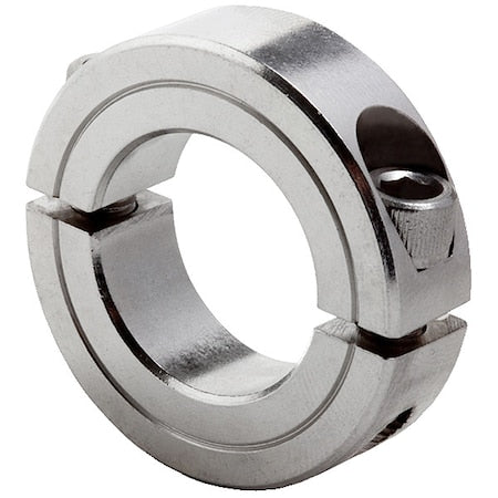 Climax Metal Products H2C-493-S Shaft Collar, Clamp, 2Pc, 4-15/16 In, SS