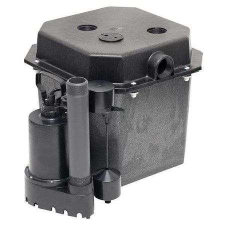 DAYTON 12F738 Sink Drain Pump System, 10 ft, 1/3 hp, 115V AC