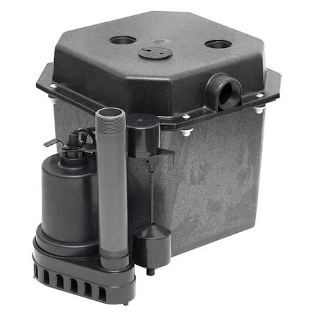 DAYTON 12F741 Sink Pump System, 1/2 HP, Thermoplastic