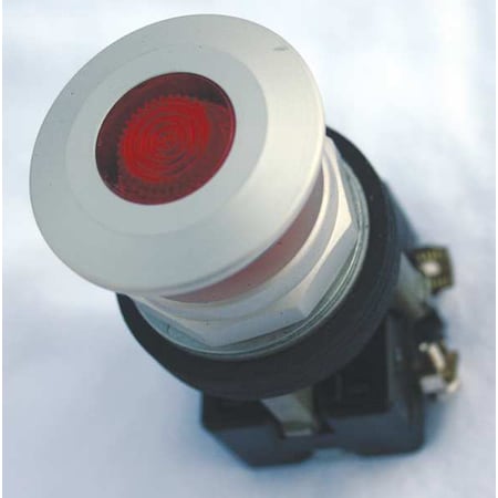 Eaton HT8FBRAFL7 Mushroom Head Push Button, 30 mm, 1NO, Red