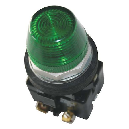 Eaton HT8HBGL1 Pilot Light Complete Unit, LED, Green