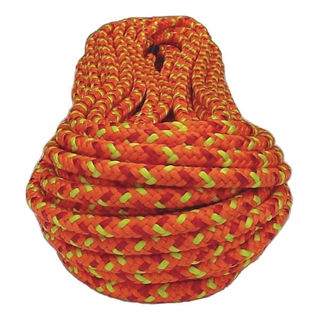 ALL Gear AG12SP12150G Climbing Rope, PES, 1/2 In. dia., 150 ft. L