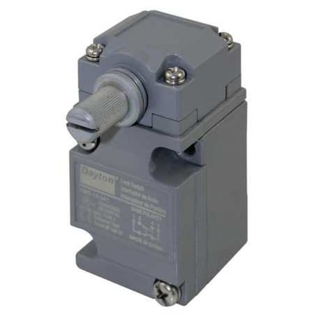 DAYTON 12T837 Heavy Duty Limit Switch, Maintained, SPDT, 10A at 600V AC, Actuator Location: Side