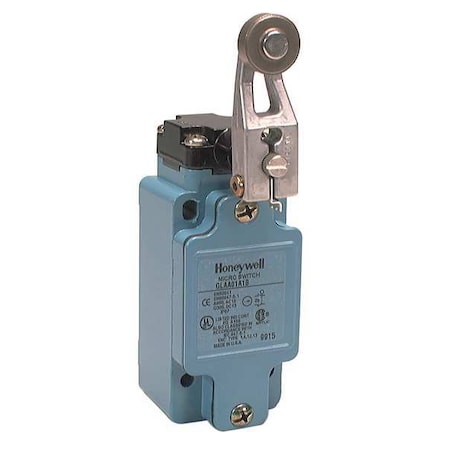 Honeywell GLAA01A1A Limit Switch, Roller Lever, Rotary, 1NC/1NO, 10A at 600V AC, Actuator Location: Side