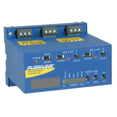 Flowline LC52-1001 Level Controller, DIN Rail Mount, 2 Relays