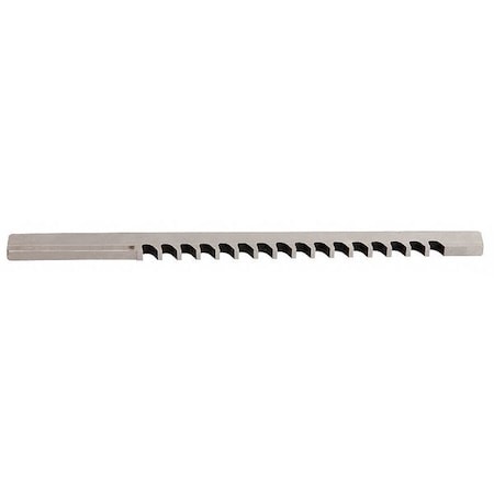 Hassay Savage CO 10324 Keyway Broach, III, W 3/8, Cut L 2-1/2