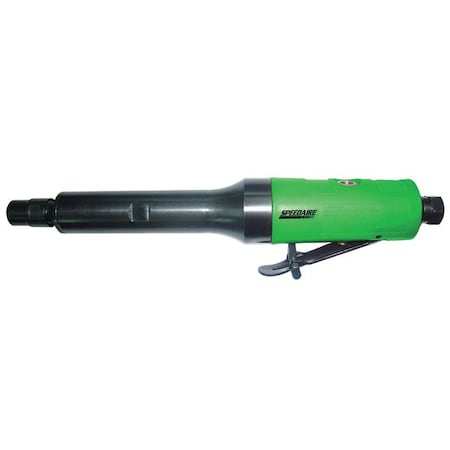 Speedaire 12V737 Extended Die Grinder, 1/4 in NPT Female Air Inlet, 1/4 in Collet, Medium Duty, 25,000 RPM, 0.3 hp