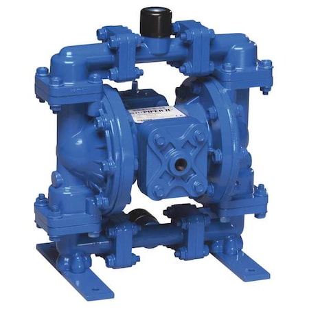 Sandpiper S05B1A1WANS000. Double Diaphragm Pump, Aluminum, Air Operated, Santoprene, 15 GPM