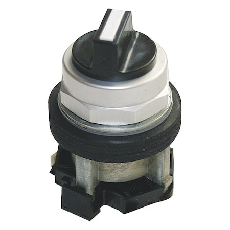 Eaton HT8JUH1DF1Q1 SelectorSwitch, Non-Illum, 3Pos, 30 mm, Black