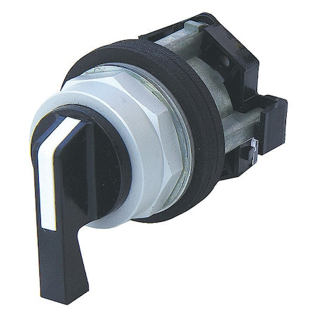 Eaton HT8JYH1DF1Q1 SelectorSwitch, Non-Illum, 3Pos, 30 mm, Black