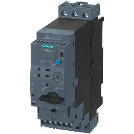 Siemens 3RA6120-1EP32 Non-Reversing IEC Magnetic Motor Starter, No Enclosure NEMA Rating, 110 to 240V AC/DC, 3 Poles, 1NO/1NC