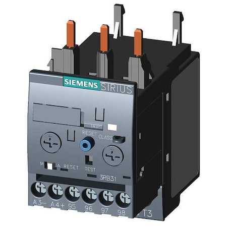 Siemens 3RB31234QB0 Overload Relay, 1NC/1NO, 6 A Min current, 25 A Max current, 690V AC