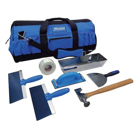 Westward 13A767 Drywall Apprentice Kit, 7 Pc