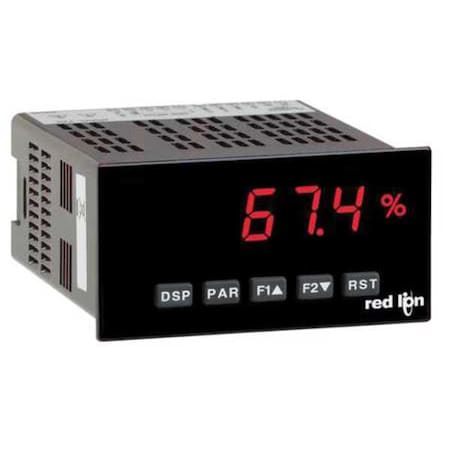 RED Lion Controls PAXD0000 Digital Panel Meters, Red LED, PAX
