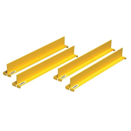 Justrite 29990 Shelf Divider Set, Steel, 2-1/32 In. W
