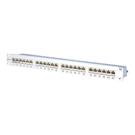 Metz Connect 130855-E Patch Panel, Silver, 1.75
