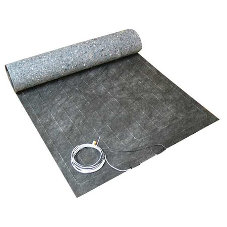 Thermosoft 3010-240 Electric Floor Heating Pad, 10 ft. L, 240V