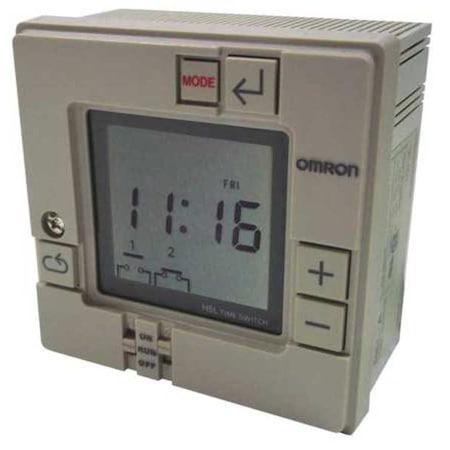 Omron H5L-A Electronic Timer, 7 Days, (2) SPST-NO